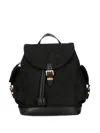 Liu •jo Backpack In Microfibre In Black