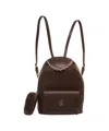 Liu •jo Backpack With Chain Details In Brown