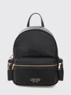 Liu •jo Versatile Backpack Featuring Multiple Pockets In Black