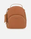 Liu •jo Liu Jo Mahn Leather Tumbled Backpack With Clutch