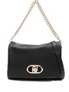 Liu •jo Versatile Crossbody Bag Featuring Chain Strap In Black