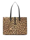 Liu •jo Large Animal-print Tote Bag In Neutral