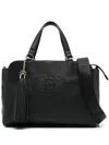 Liu •jo Tassel-detail Tote Bag In Black