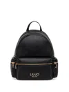 Liu •jo Zip-fastening Studded Backpack In Black