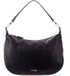 Liu •jo Curved Zip-detail Shoulder Bag In Black