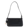 Liu •jo Logo Medium Shoulder Bag In Black