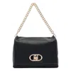 Liu •jo Versatile Crossbody Bag Featuring Chain Strap In Black
