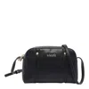 Liu •jo Logo-plaque Zip-closure Shoulder Bag In Black