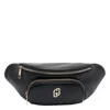 Liu •jo Versatile Belt Bag Featuring Zipped Pockets In Black