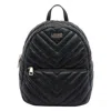 Liu •jo Stylish Quilted Backpack Multiple Pockets In Black