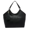 Liu •jo Large Tassel-detail Tote Bag In Black