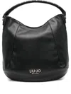 Liu •jo Curved-handle Satchel In Black