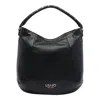 Liu •jo Curved-handle Satchel In Black