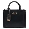Liu •jo Logo Handbag In Black