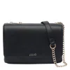 Liu •jo Logo Shoulder Bag In Black