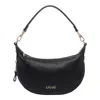 Liu •jo Logo Zip Shoulder Bag In Black