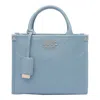 Liu •jo Quilted Denim Cross-body Bag With 2 Handles In Blue