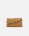 Liu •jo Liu Jo Omusa Caramel Beaded Shoulder Bag In Brown