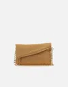 Liu •jo Liu Jo Omusa Caramel Beaded Shoulder Bag In Brown
