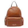 Liu •jo Deer Backpack With Adjustable Shoulder Straps In Brown