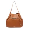 Liu •jo Adjustable Strap Hobo Tote Bag In Brown