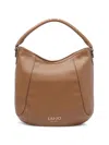 Liu •jo Studded-handle Tote Bag In Brown