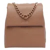 Liu •jo Versatile Chain Handle Backpack Collection In Brown