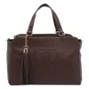 Liu •jo Tassel-embellished Tote Bag In Brown