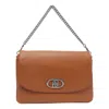 Liu •jo Large Logo Crossbody Bag With Removable Strap In Brown