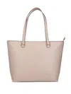 Liu •jo Logo-embossed Top-handle Bag In Neutral