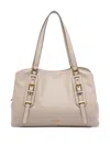 Liu •jo Buckle-detail Shoulder Bag In Neutral