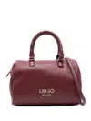 Liu •jo Logo-plaque Tote Bag In Brown