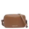 Liu •jo Small Camera Bag With Adjustable Studded Strap In Brown