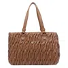 Liu •jo Logo Tote Bag In Sand