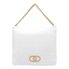 Liu •jo Logo Rectangular Chain Strap Shoulder Bag In White