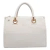 Liu •jo Logo-embossed Tote Bag In White