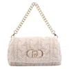Liu •jo Versatile Crossbody Bag Removable Straps In White