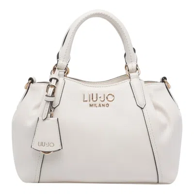 Liu •jo Logo Tote Bag In White