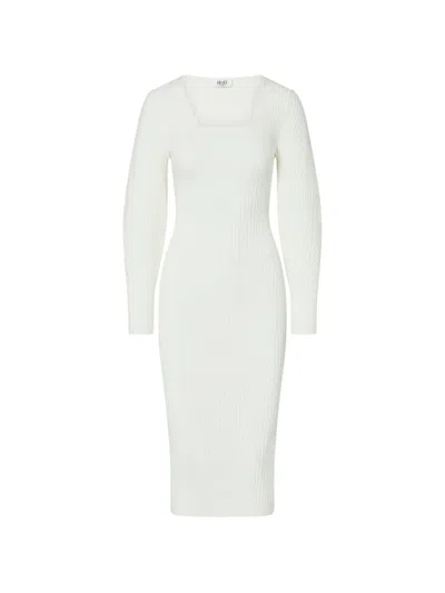 Liu •jo Balloon Knit Dress In White