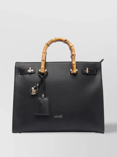 Liu •jo Bamboo Handle Tote Bag With Detachable Strap