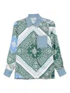 Liu •jo Bandana-print Shirt In Blue
