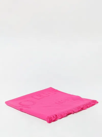Liu •jo Beach Towel Liu Jo Woman In Pink
