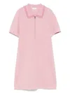 Liu •jo Bead-detail Knitted Mini Dress In Pink