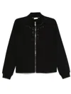 Liu •jo Beaded Sweatshirt In Black