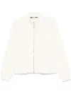 Liu •jo Liu Jo White Zip-up Sweatshirt With Pockets In Neutrals