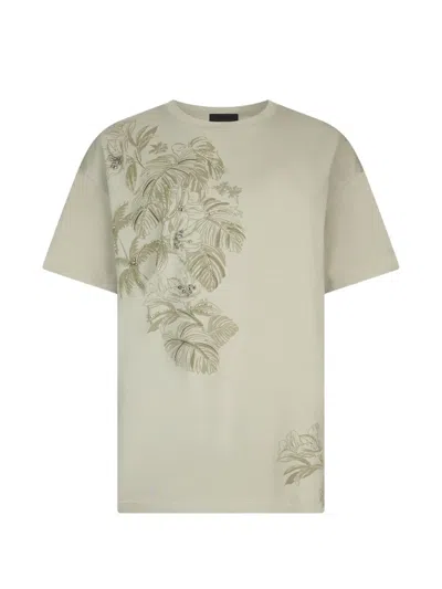 Liu •jo Beaded-embellishment T-shirt In Neutral