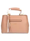 Liu •jo Liu Jo Beige Handbag In Brown Textured Eco-leather