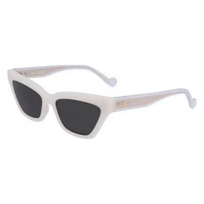 Liu •jo Beige Injected Sunglasses In Neutral