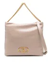 Liu •jo Liu Jo Beige Shoulder Bag With Chain Strap