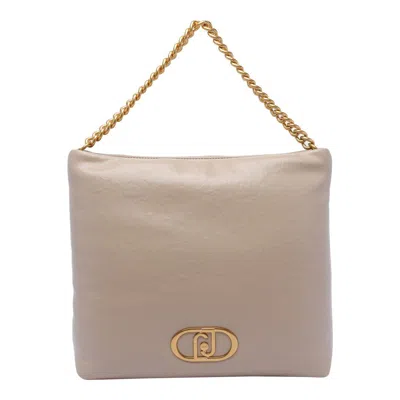 Liu •jo Liu Jo Beige Shoulder Bag With Chain Strap